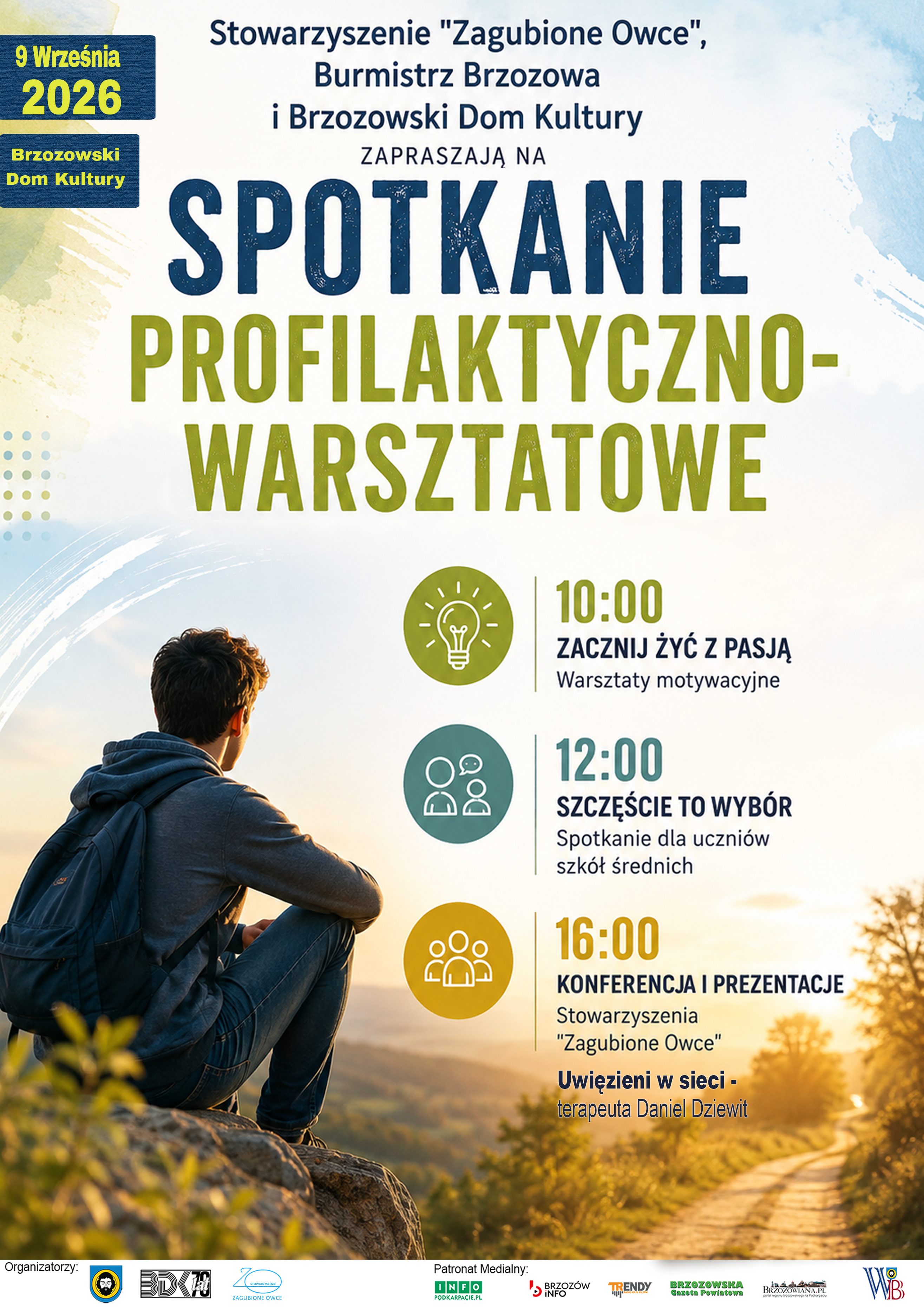 Spotkanie profilaktyczno-warsztatowe w Brzozowskim Domu Kultury 