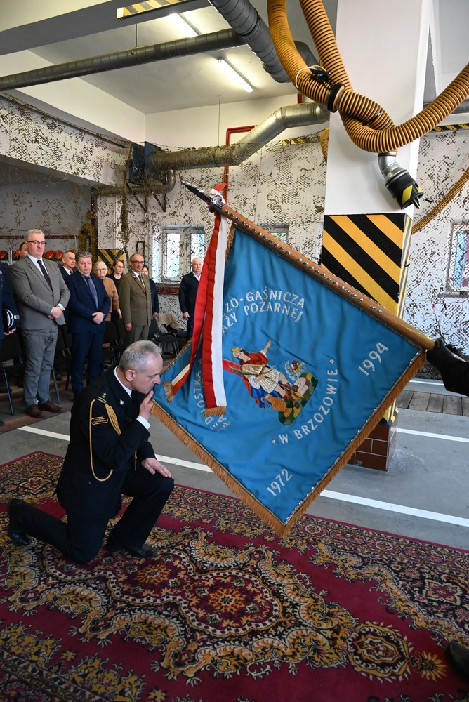 Pożegnanie odchodzącego na emeryturę Zastępcy Komendanta Powiatowego PSP w Brzozowie