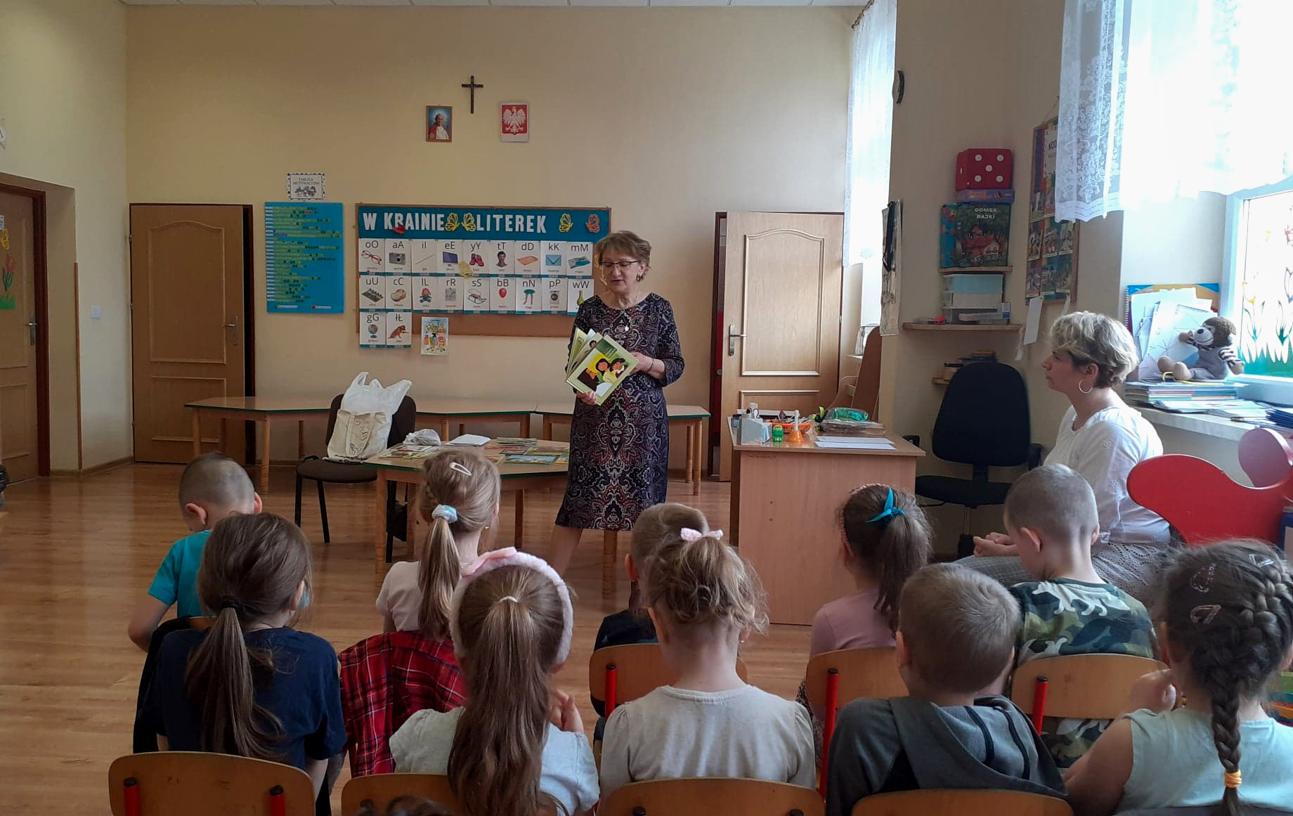 „Czytelnicza przygoda”, Spotkanie z autorem w Przedszkolu Samorządowym w Starej Wsi.