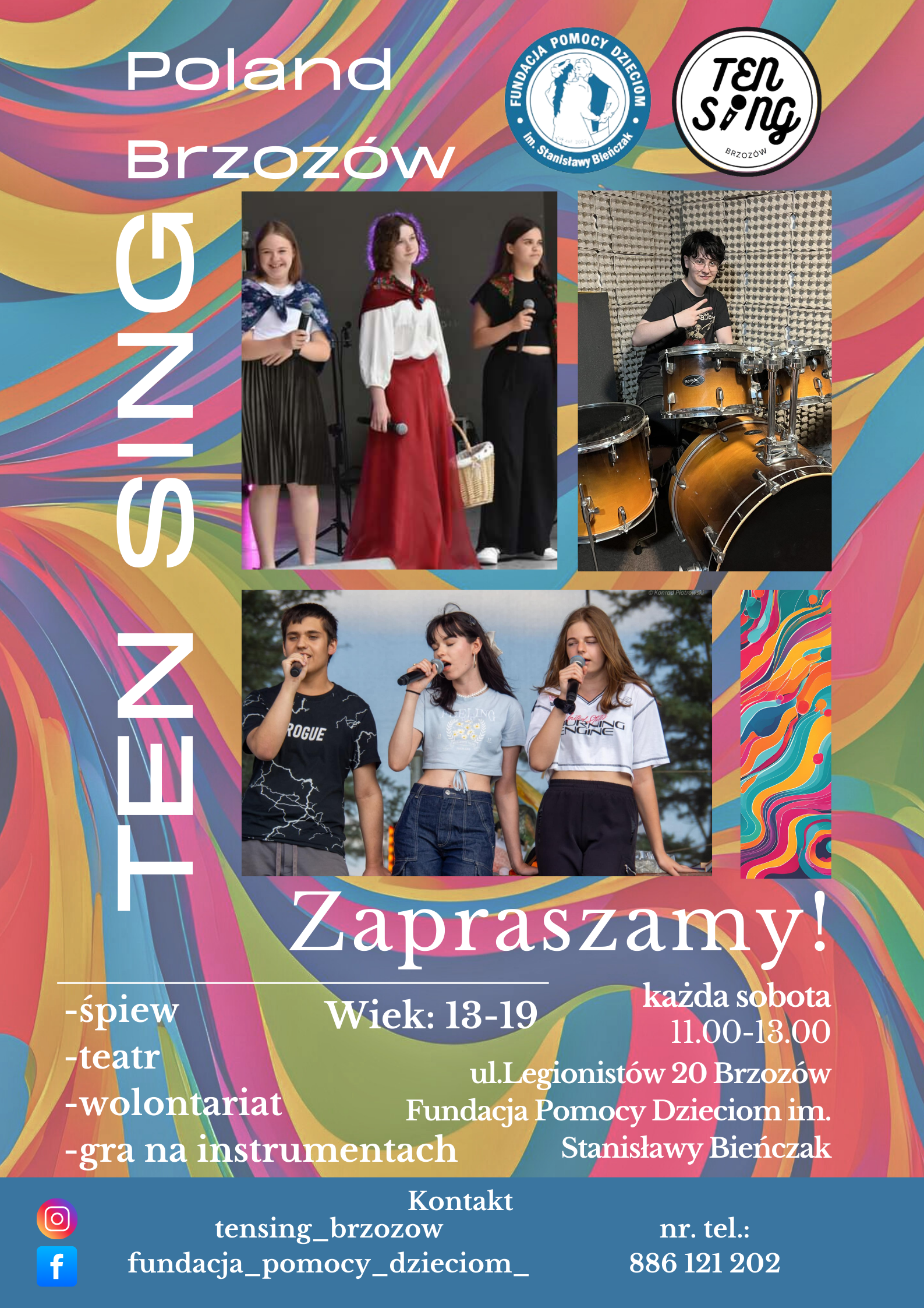 Trwa nabór do grupy muzycznej TEN SING Poland Brzozów