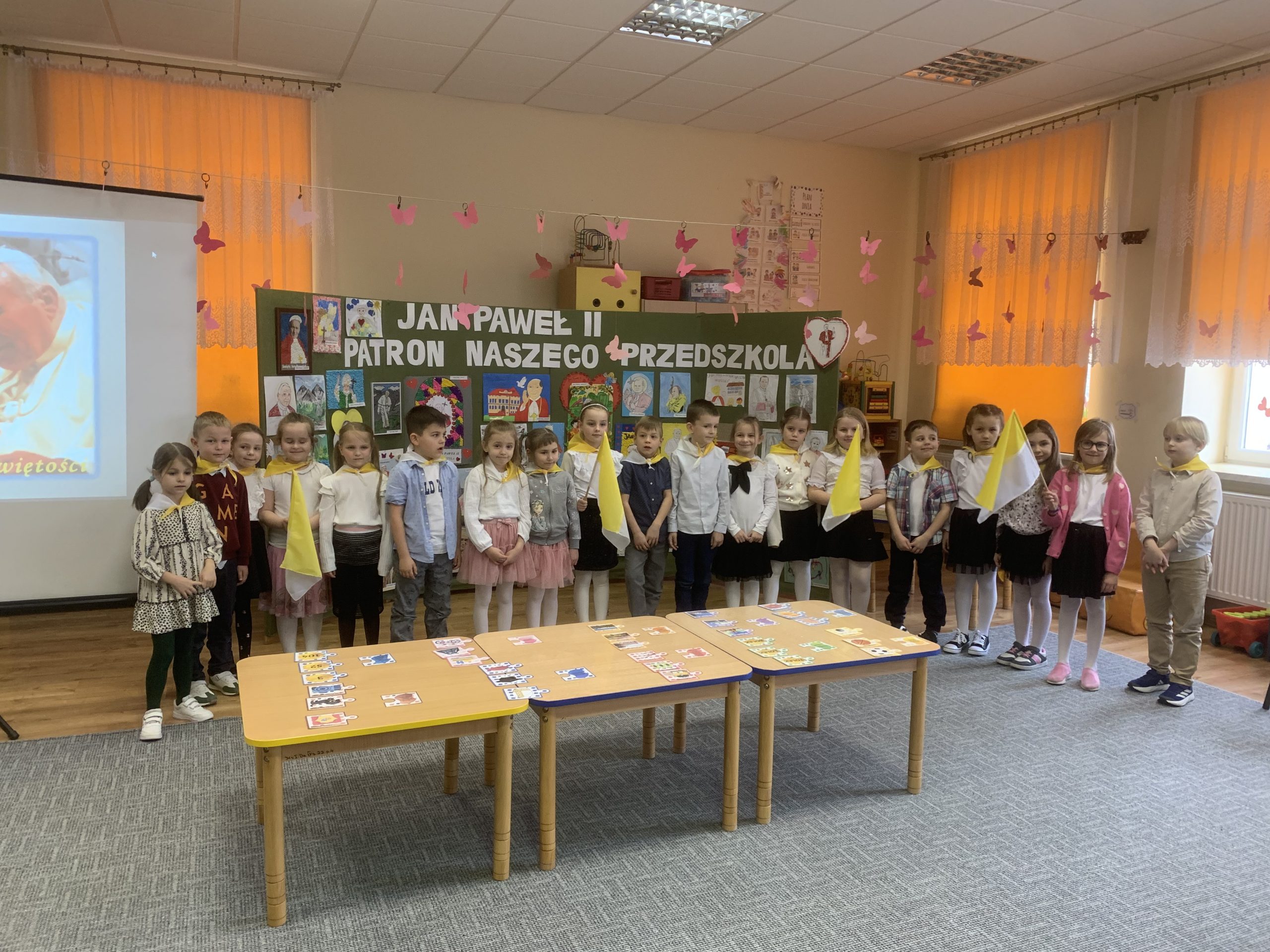 20. rocznica śmierci Jana Pawła II w Przedszkolu Samorządowym im. św. Jana Pawła II w Starej Wsi