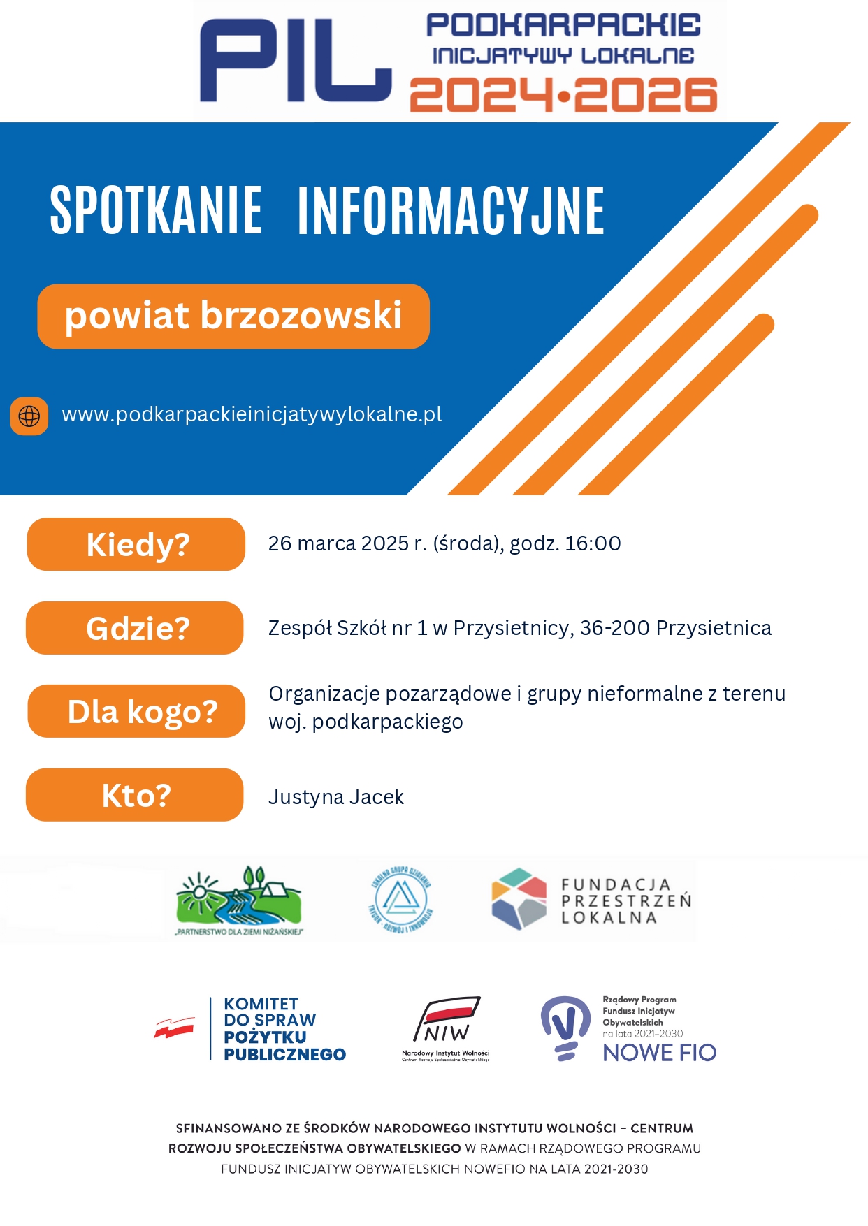 Podkarpackie Inicjatywy Lokalne 2024-2026 – edycja 2025