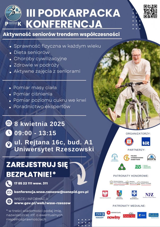 III Podkarpacka Konferencja „Aktywność seniorów trendem współczesności”