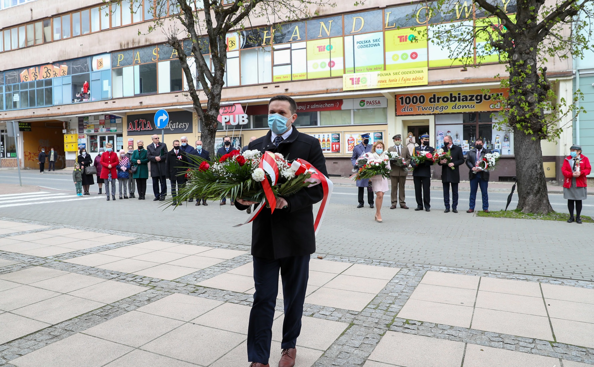 Uroczystości trzeciomajowe w Brzozowie