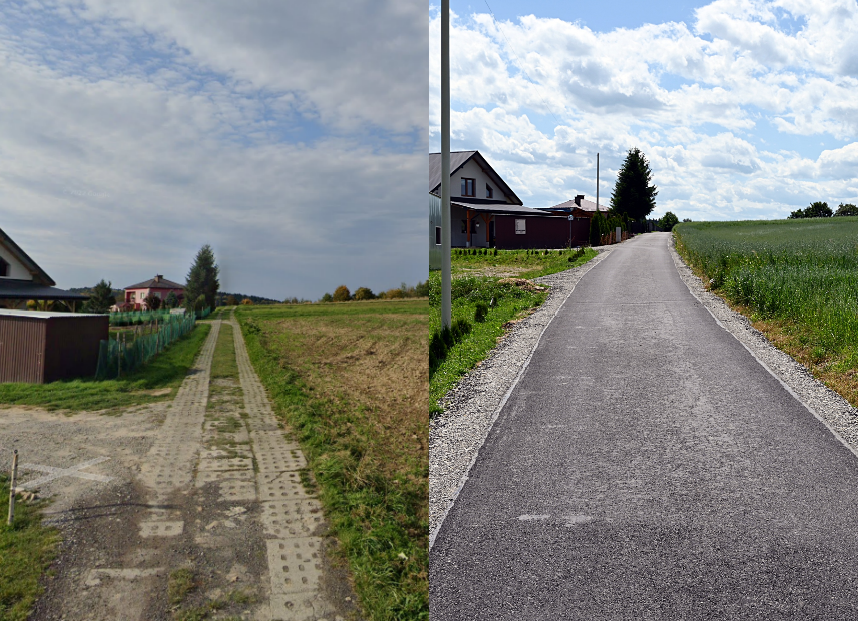 Przebudowa drogi na działce nr 455 w Zmiennicy