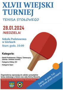 XLVII Wiejski Turniej tenisa stołowego
