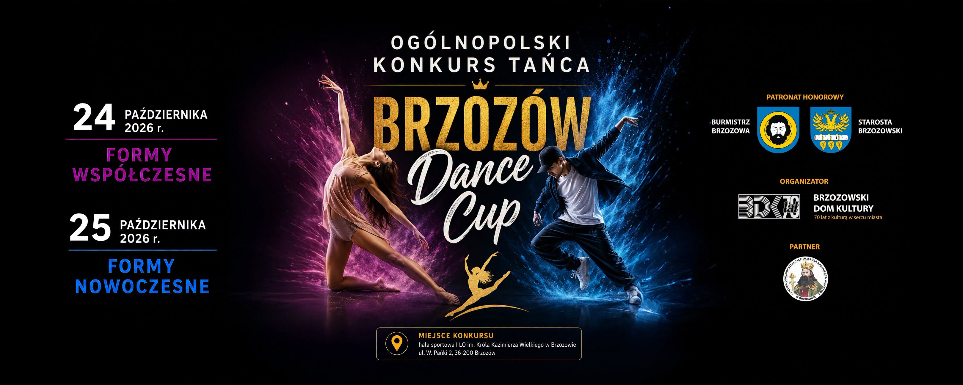 Ogólnopolski Turniej Tańca Brzozów Dance Cup.