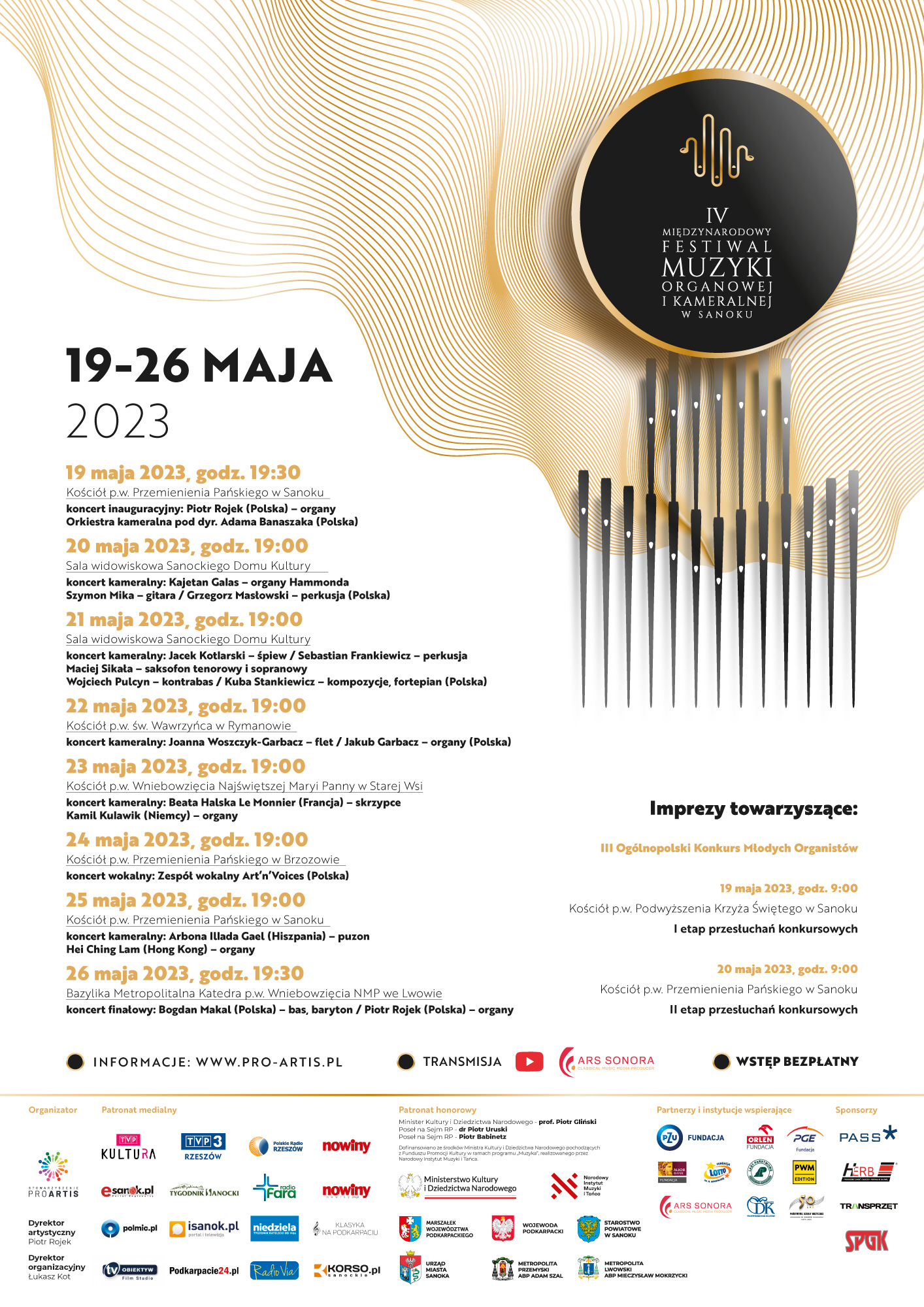 Zaproszenie na koncert Art’n’Voices w Brzozowskiej Bazylice  (24.05.2023 r.)