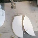 Akt wandalizmu w Parku Jordanowskim w Brzozowie