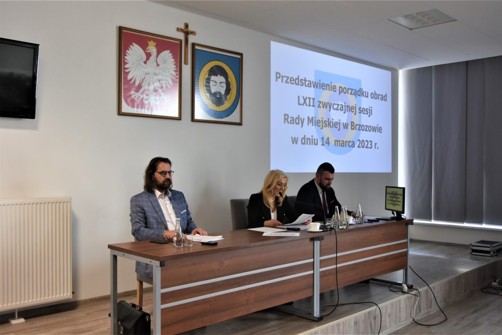 LXII zwyczajna Sesja Rady Miejskiej w Brzozowie