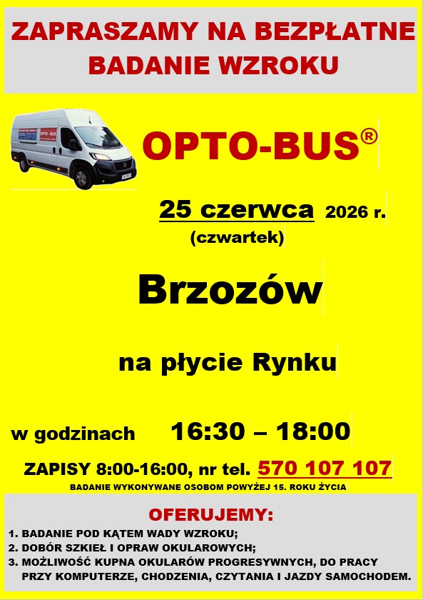 OPTO-BUS na Runku w Brzozowie