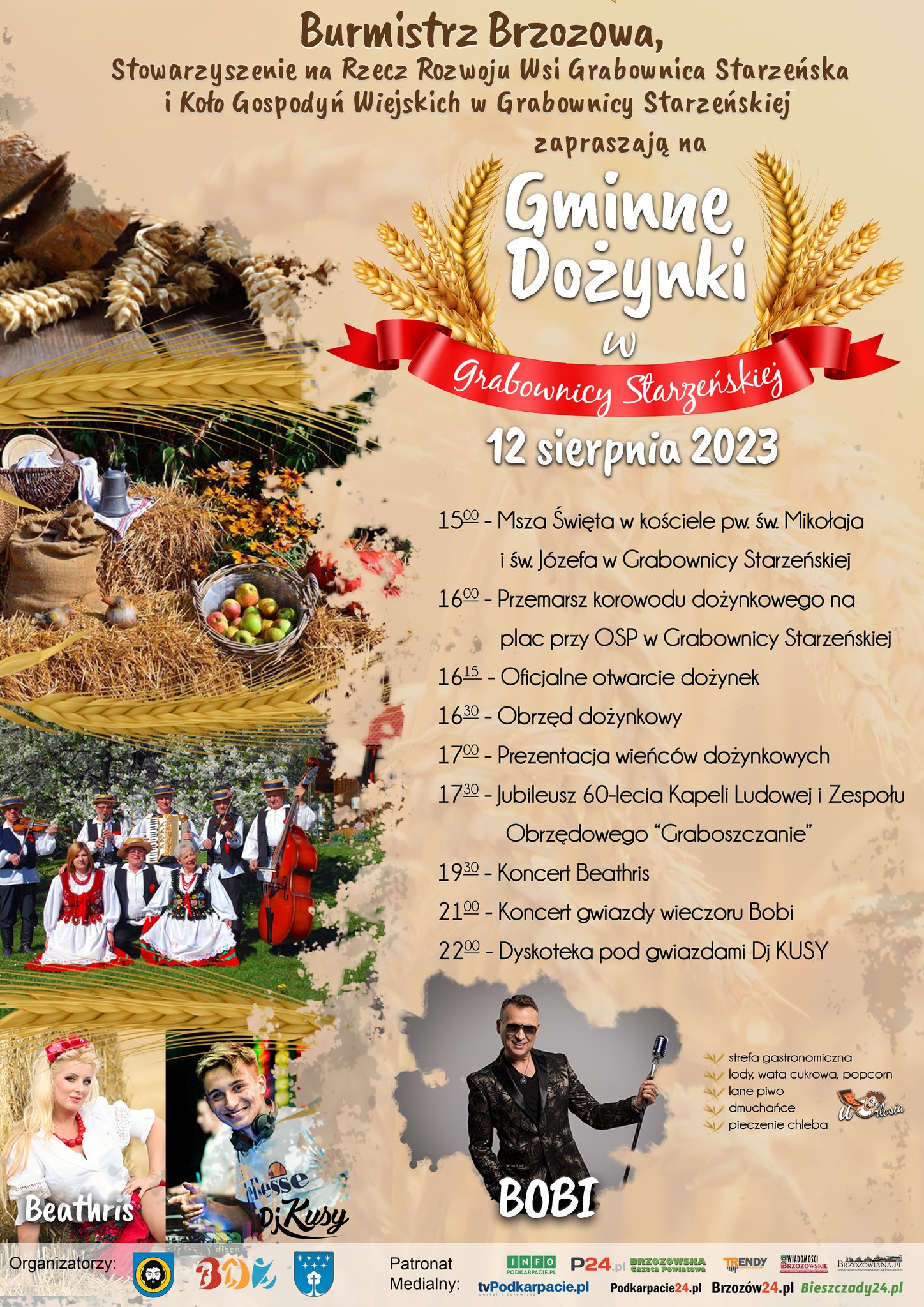 Zapraszamy na Dożynki Gminne 2023