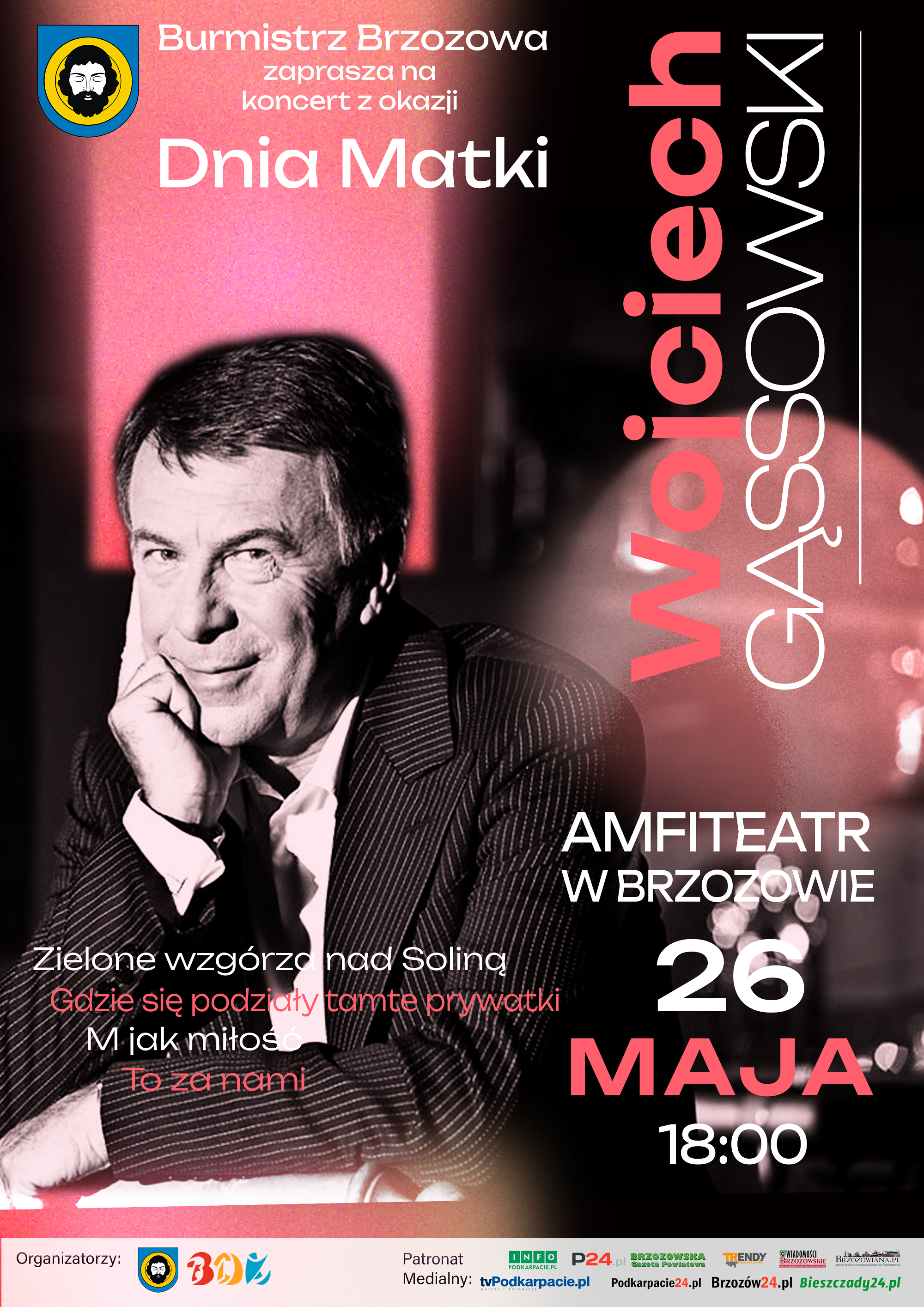 Wojciech Gąssowski wystąpi dla Mam w brzozowskim Amfiteatrze