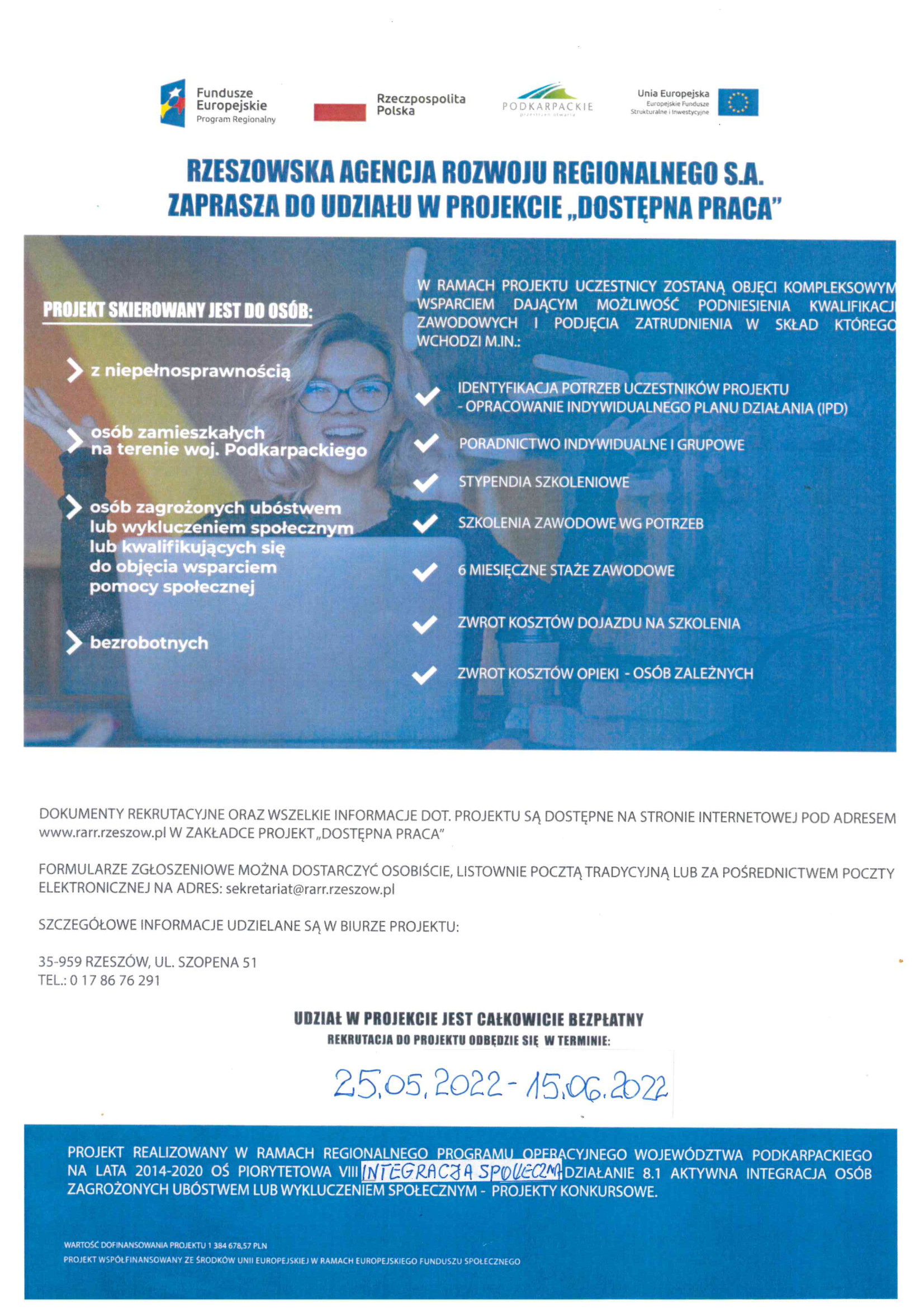 Projekt „Dostępna Praca”