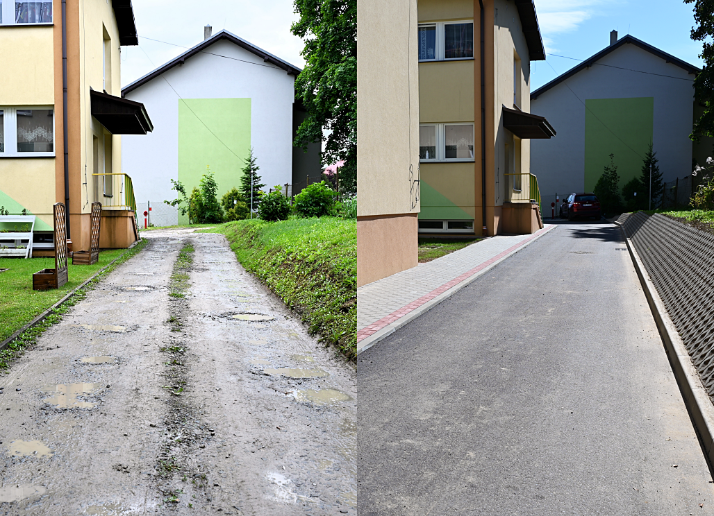 Nowy i bezpieczny objazd przy Przedszkolu Samorządowym nr 1 w Brzozowie