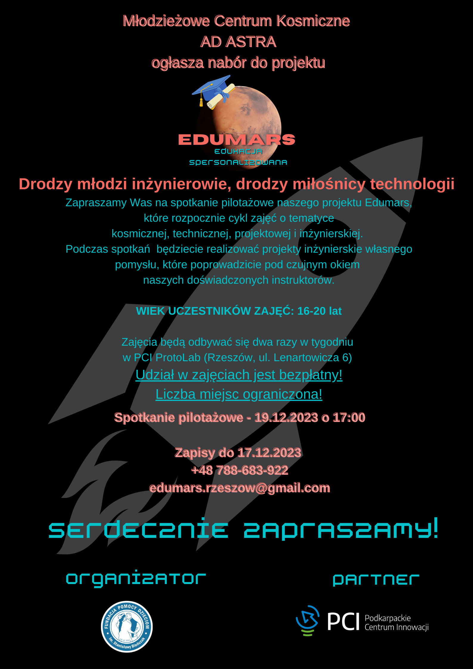 Nabór do projektu EDUMARS