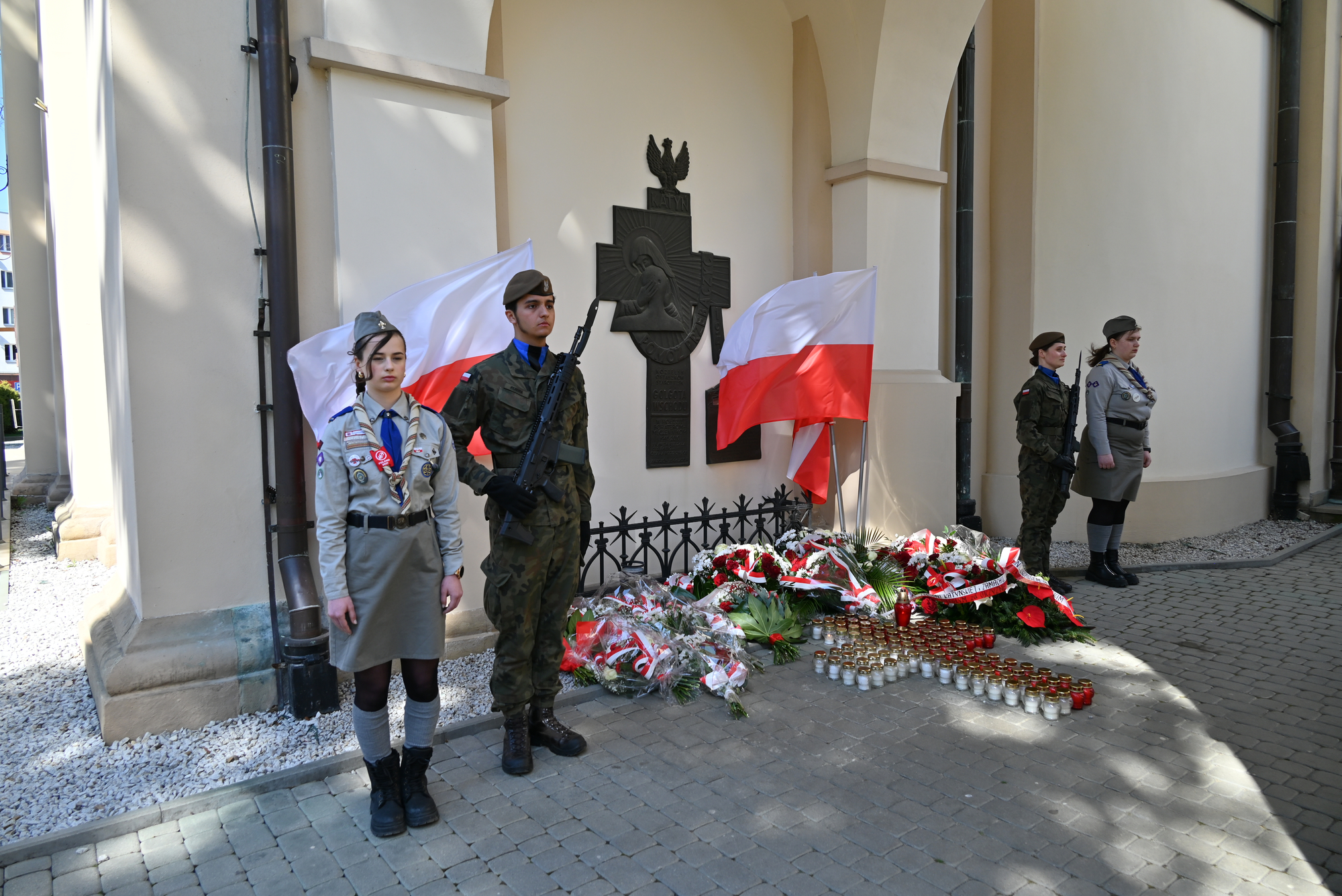 Uroczystości Katyńsko-Smoleńskie w Brzozowie