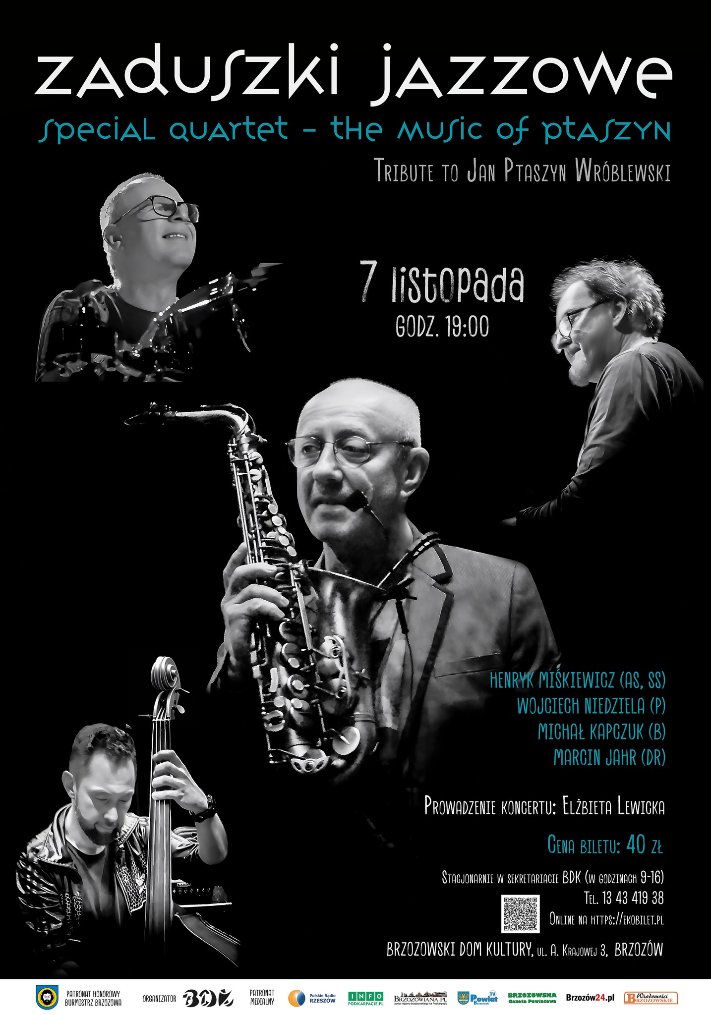 Zaduszki Jazzowe. Special Quartet – The Music of Ptaszyn