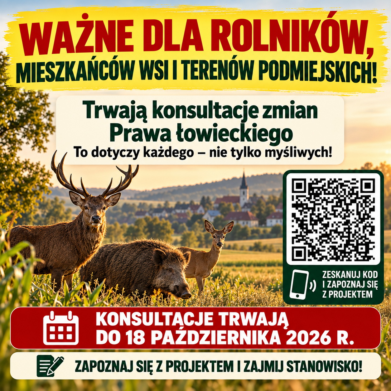 Konsultacje Prawa Łowieckiego Na Wsi