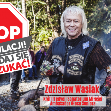 Zdzisław Wasiak plakat "Stop Manipulacji"