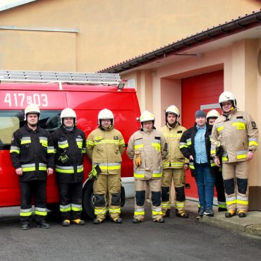 Zdjęcie strażaków z OSP Brzozów
