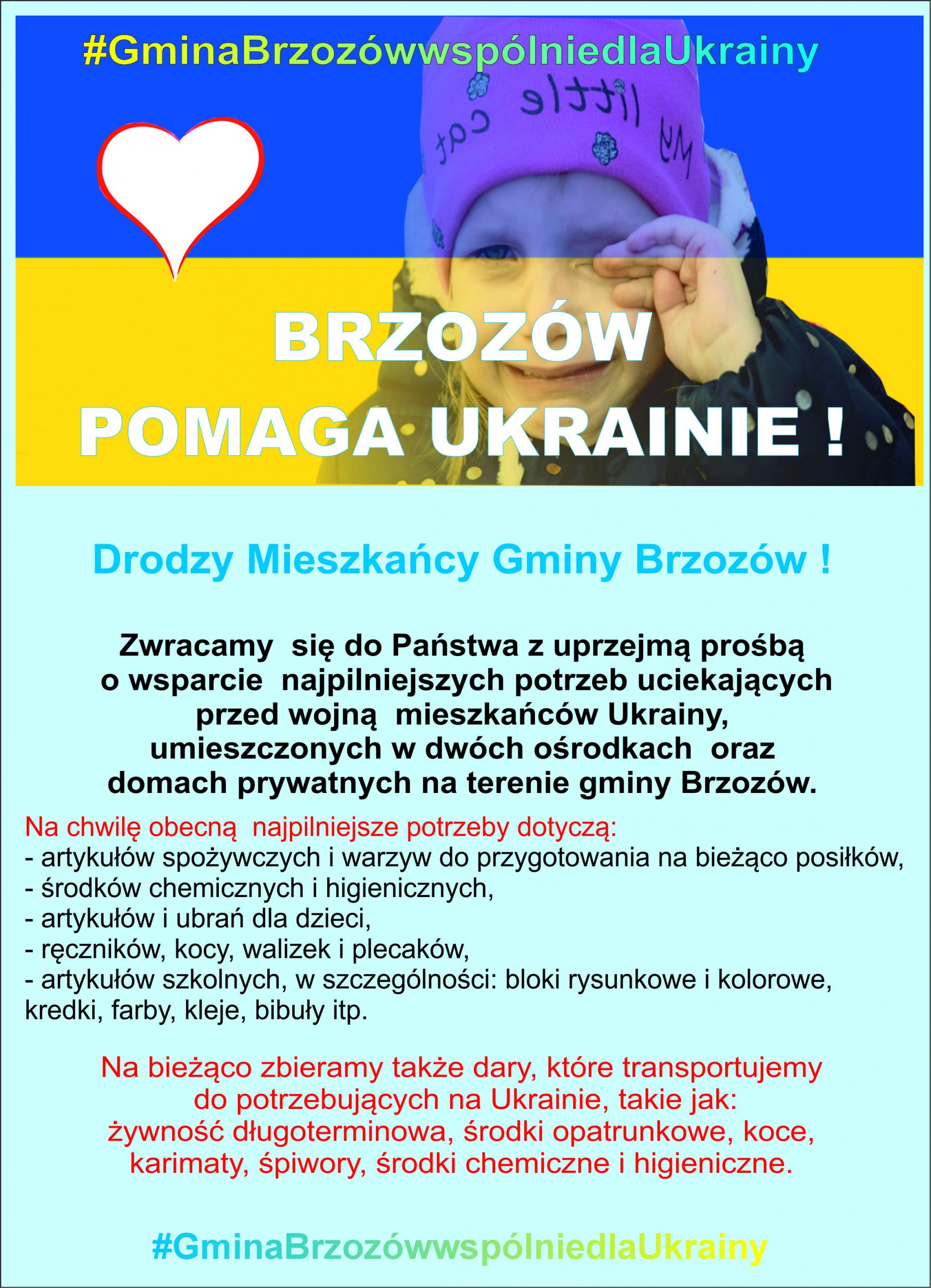 Brzozów pomaga Ukrainie